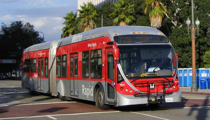 LA Metro Rapid NABI BRT60 9540